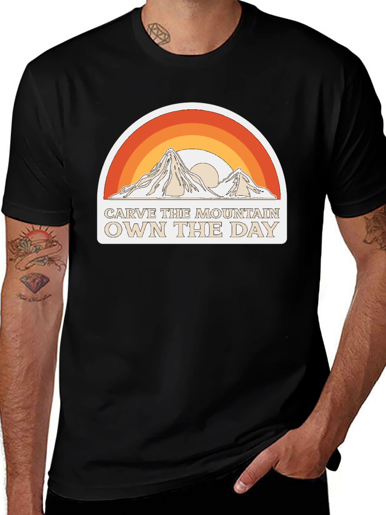 Carve The Mountain Graphic Tee