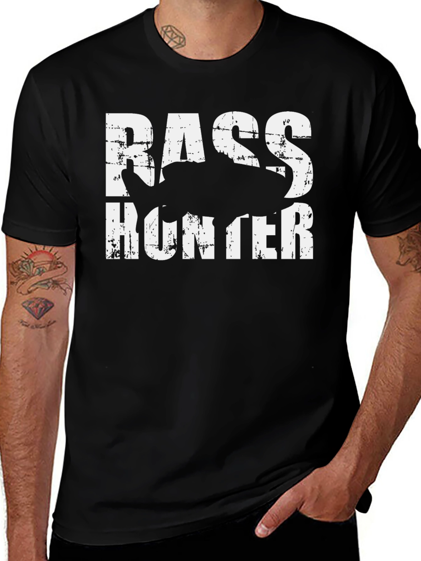 Bass Hunter Graphic Tee - Anglers Delight