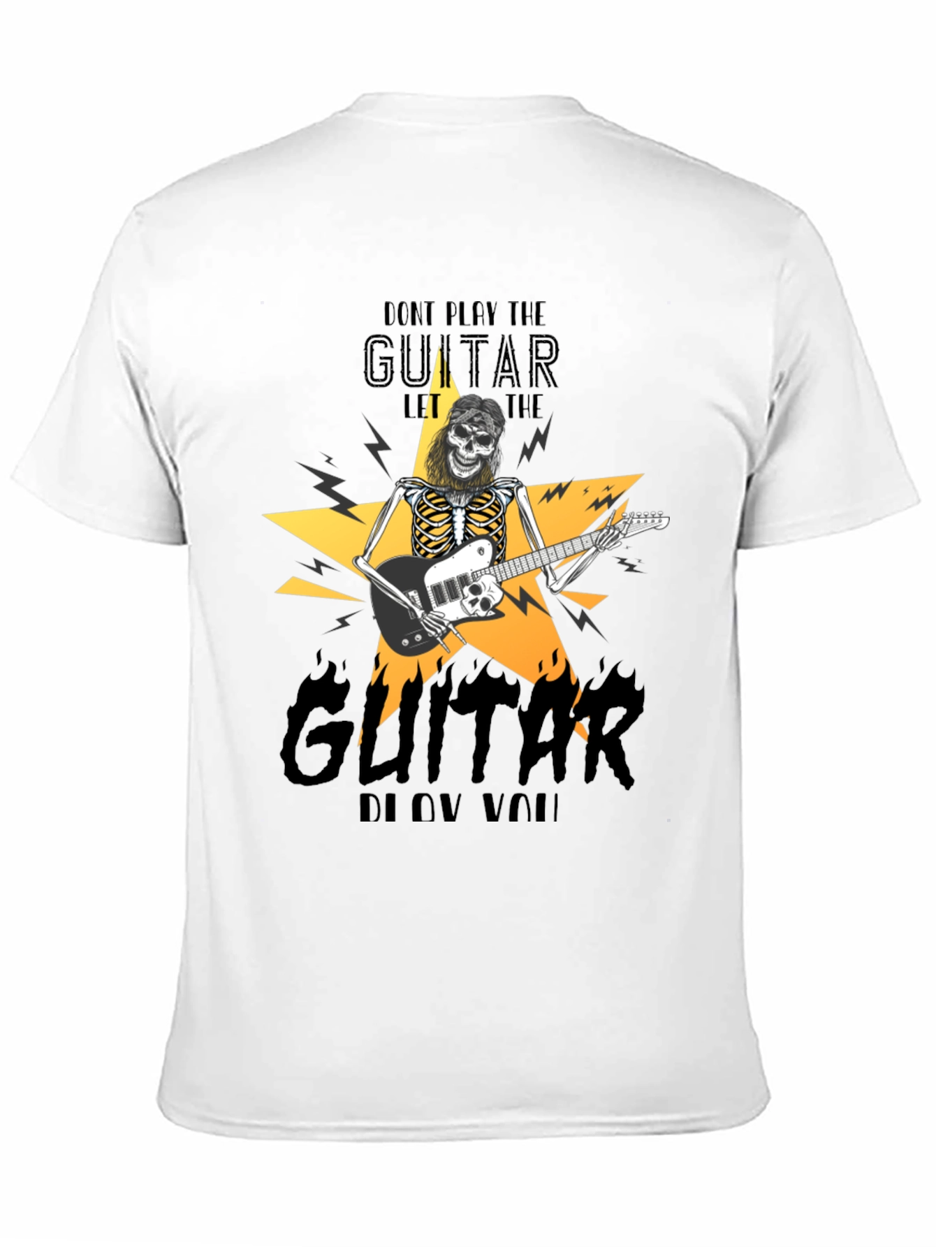 Rock Guitar Skeleton T-Shirt