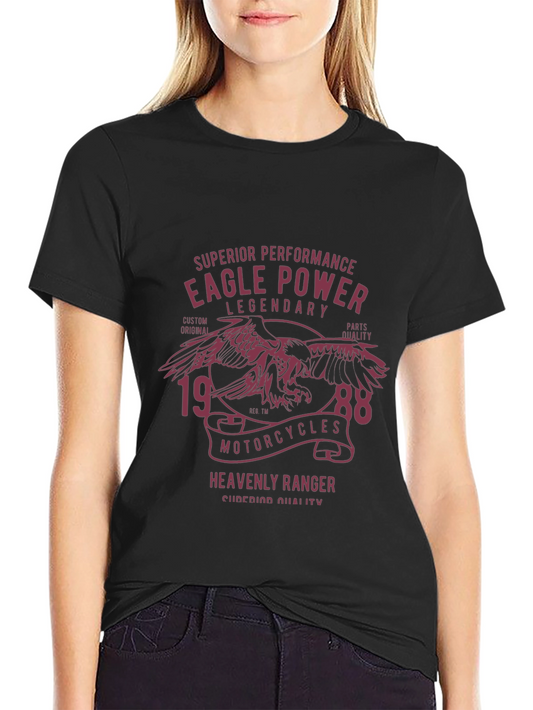 Eagle Power Motorcycle T-Shirt - Legendary Design