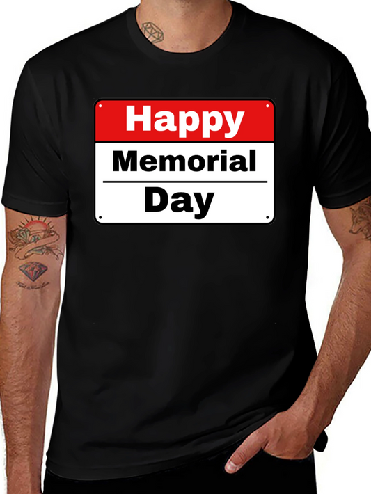 Happy Memorial Day Graphic T-Shirt