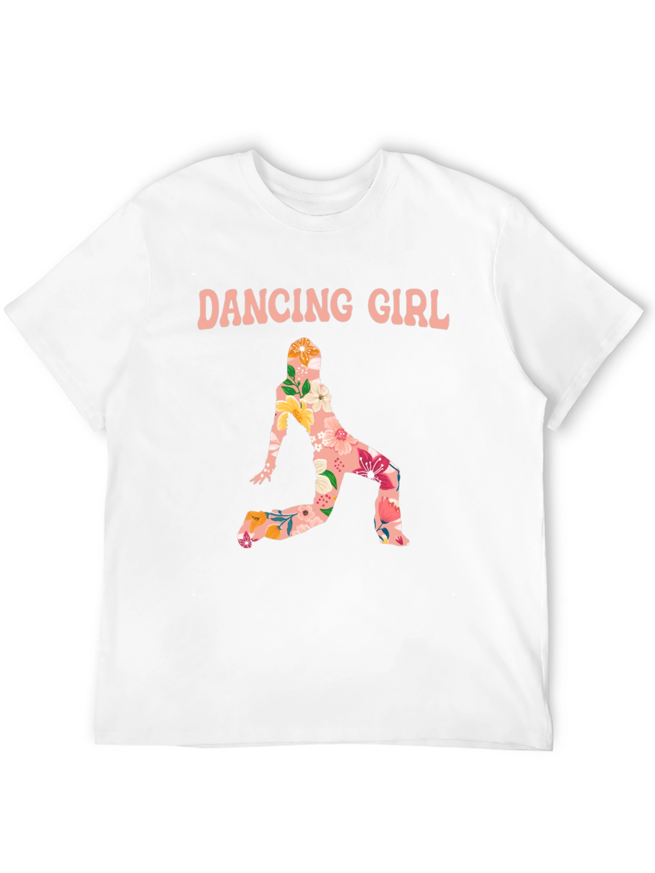 Dancing Girl Floral Print T-Shirt