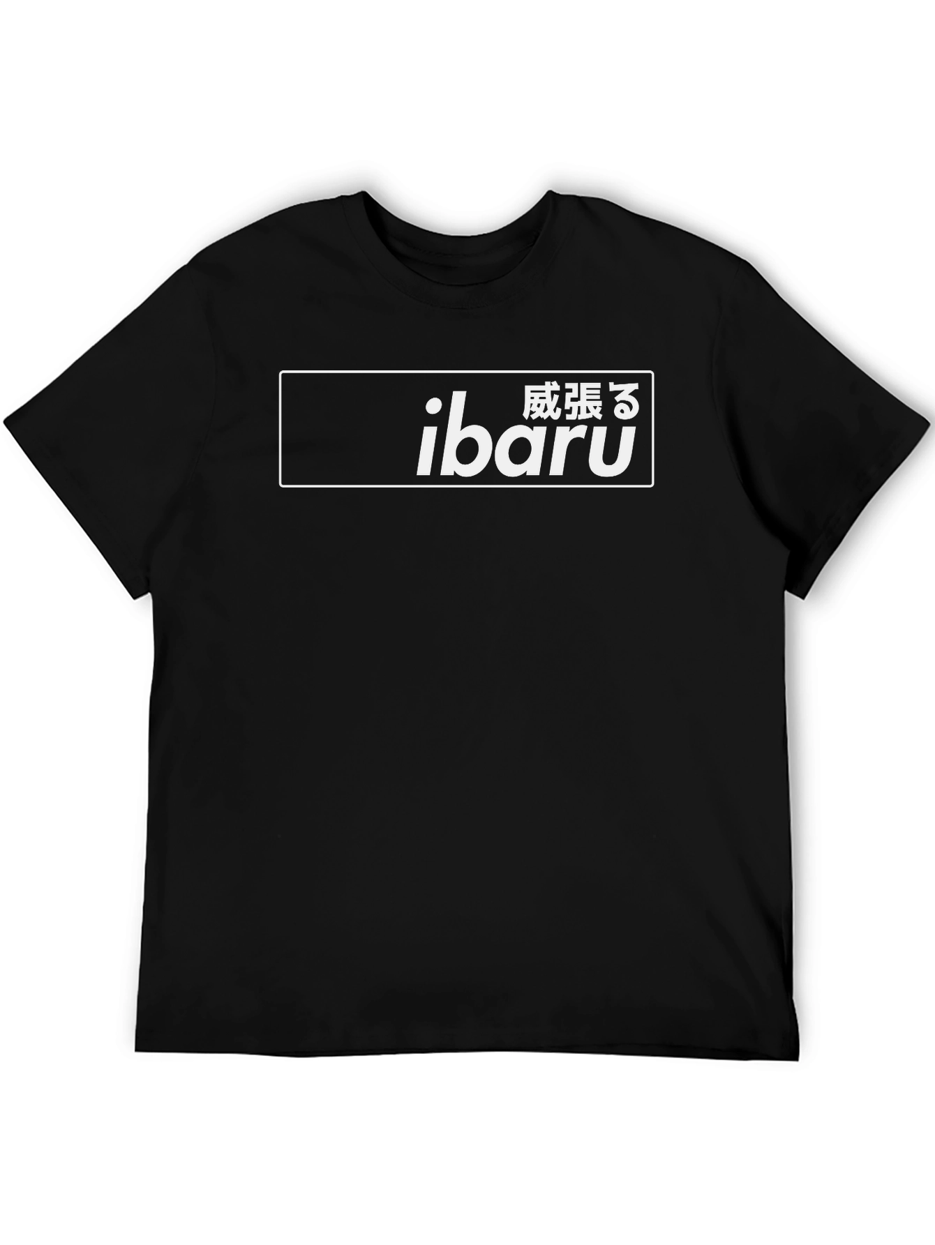 Ibaru Black Graphic T-Shirt