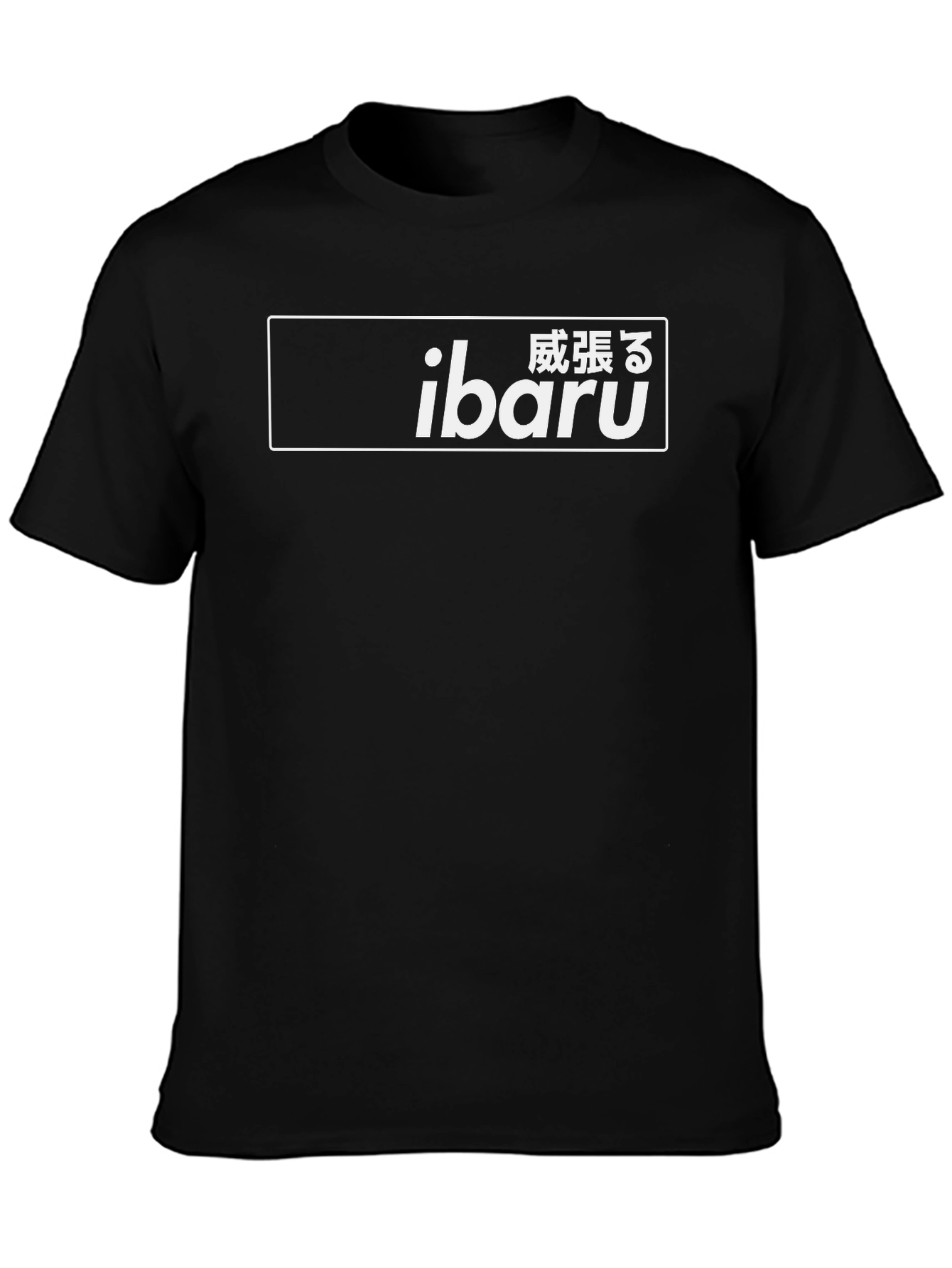 Ibaru Black Graphic T-Shirt
