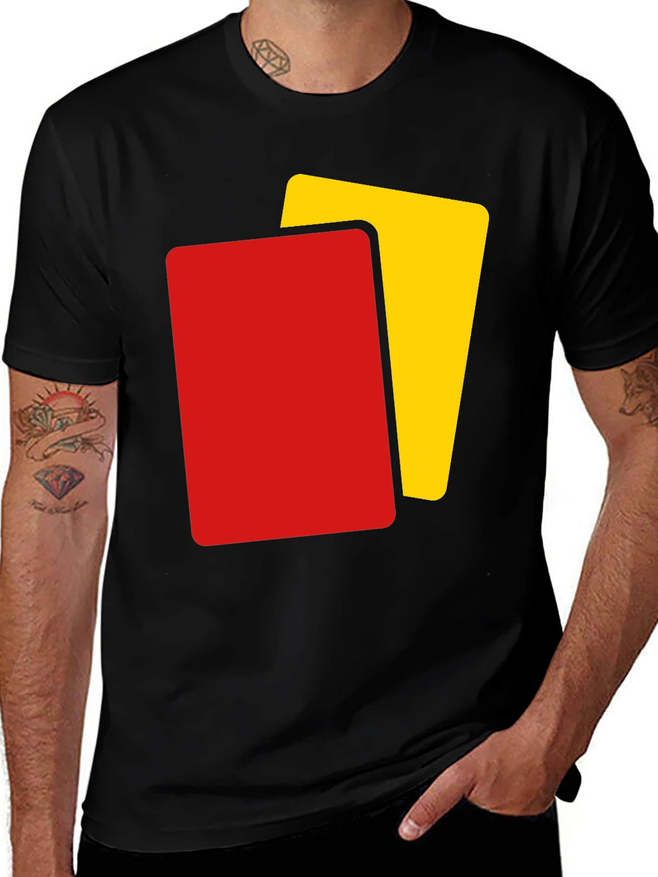 Referee Card T-Shirt - Black