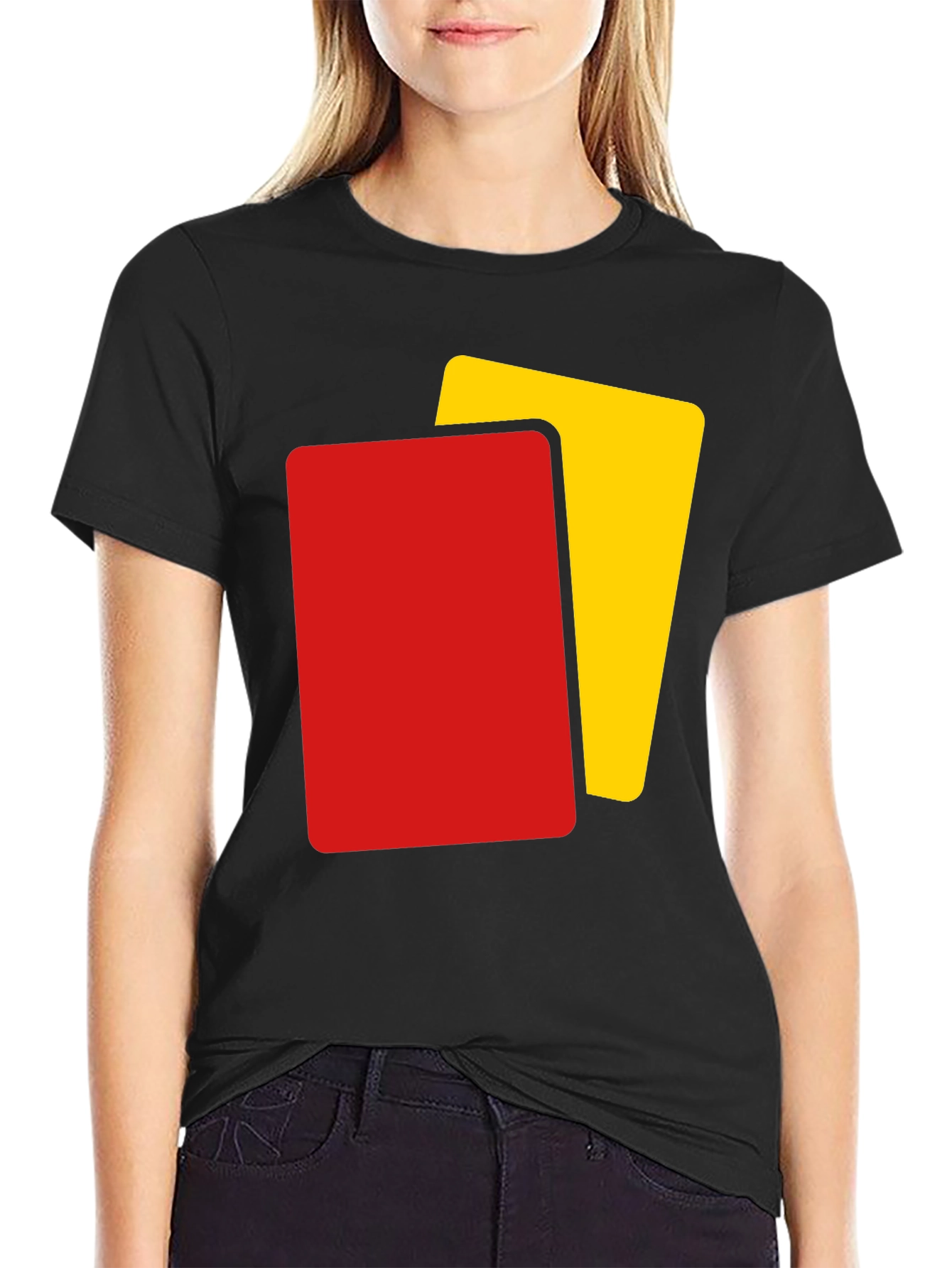 Referee Card T-Shirt - Black