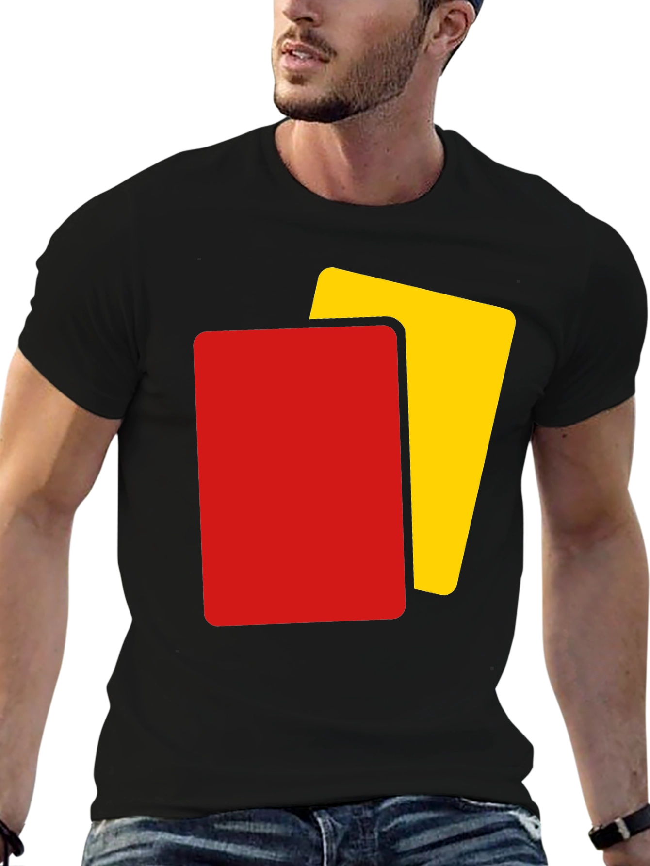 Referee Card T-Shirt - Black