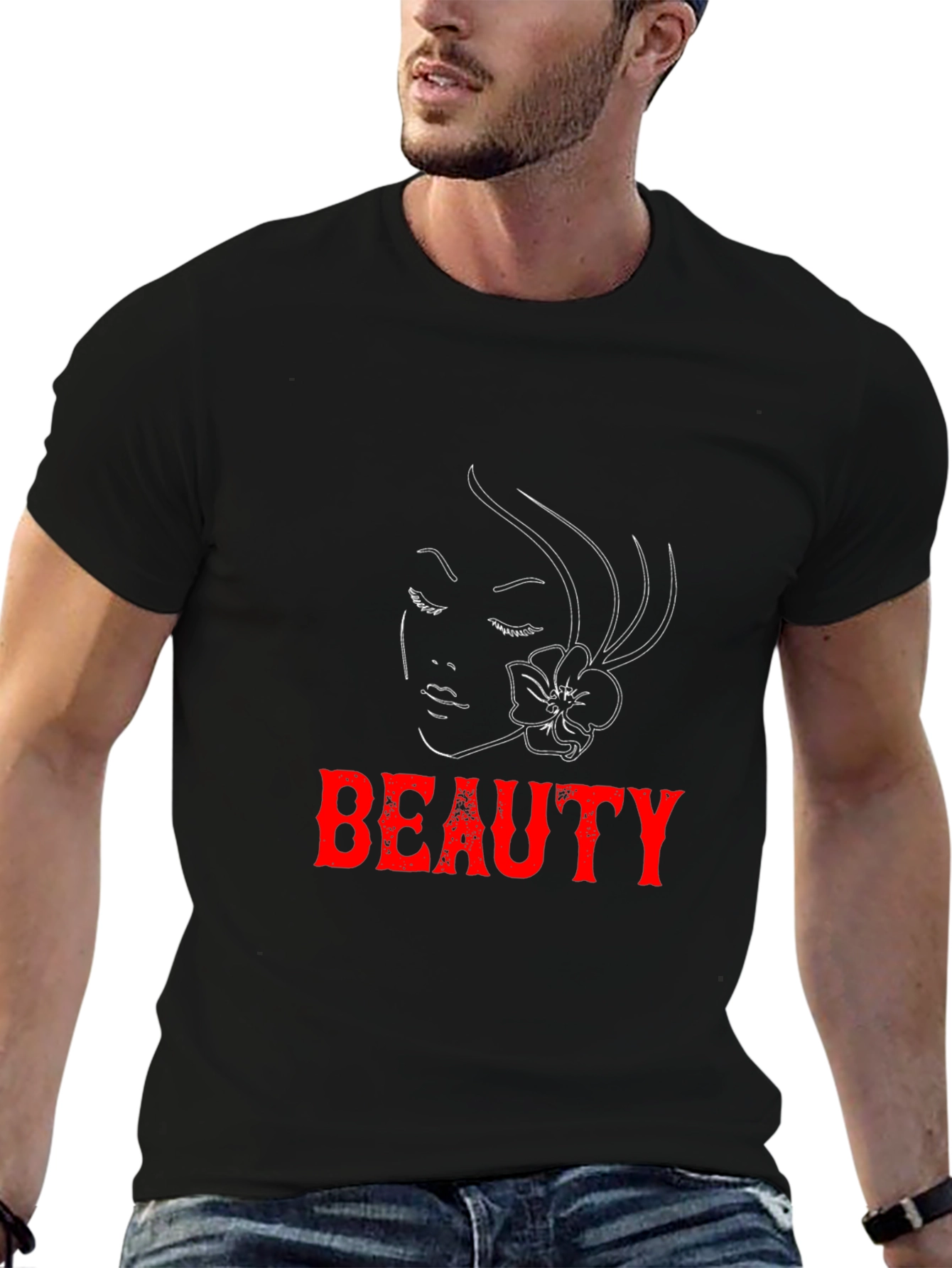 Beauty Graphic T-Shirt - Black