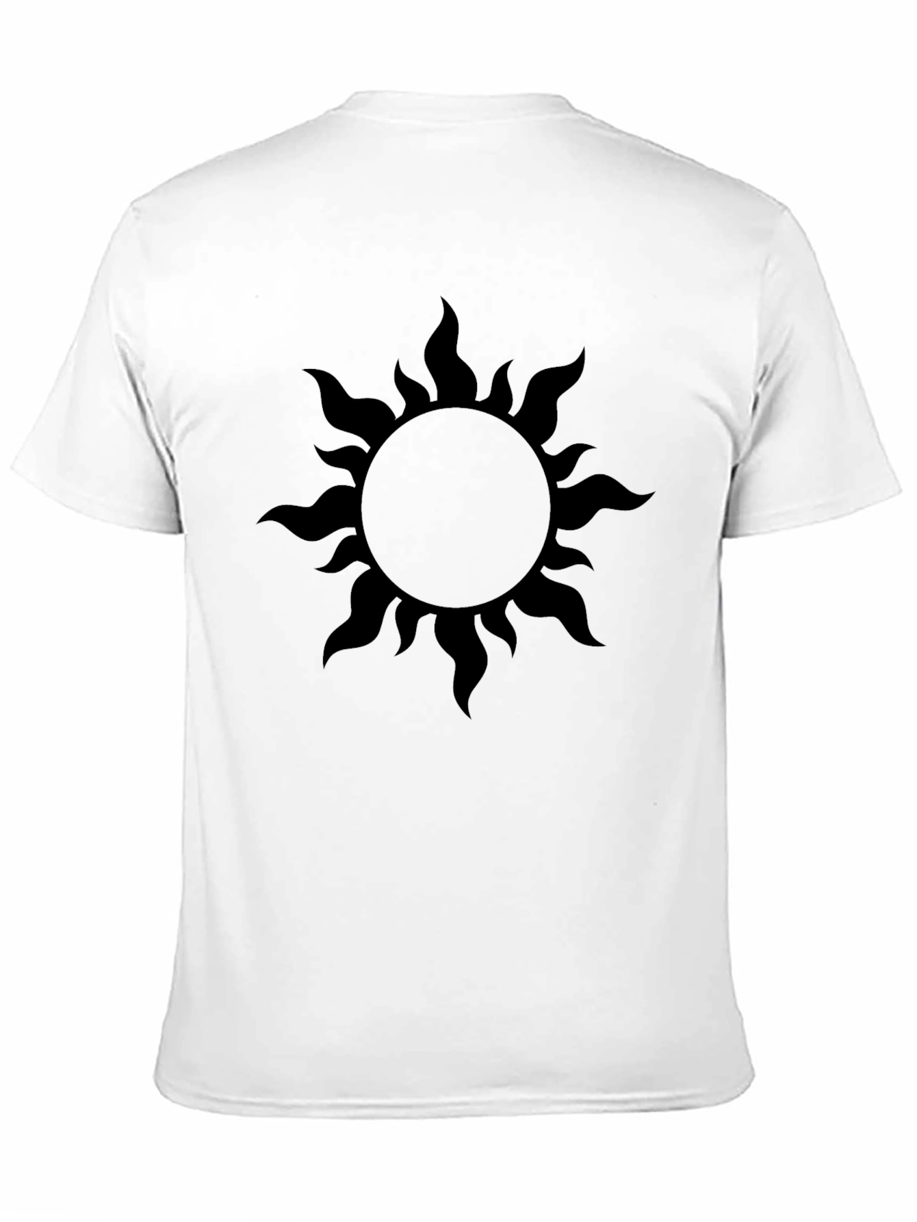 Black Sun Graphic T-Shirt - Mens Casual Tee