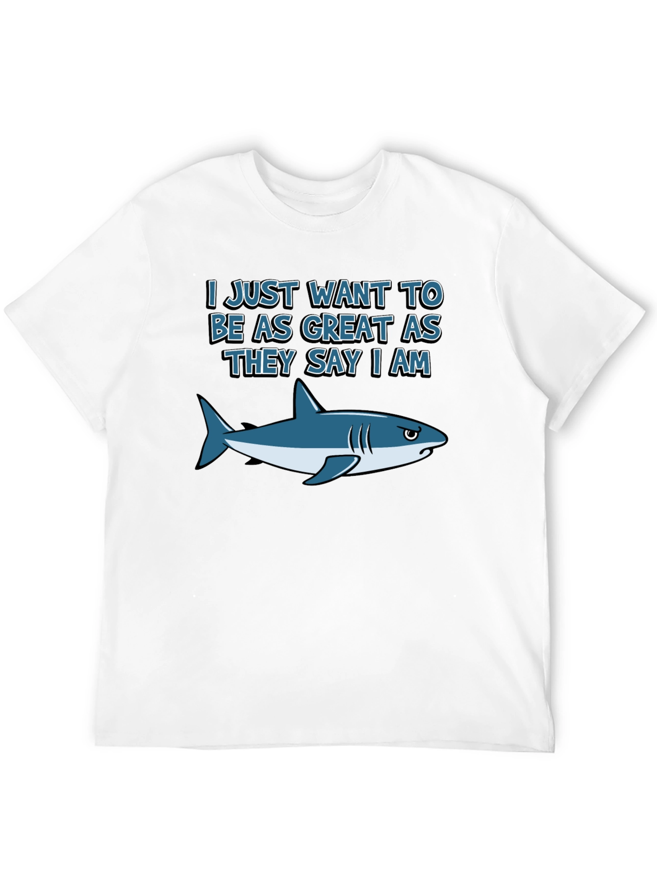 Great White Shark Graphic T-Shirt - Funny Tee