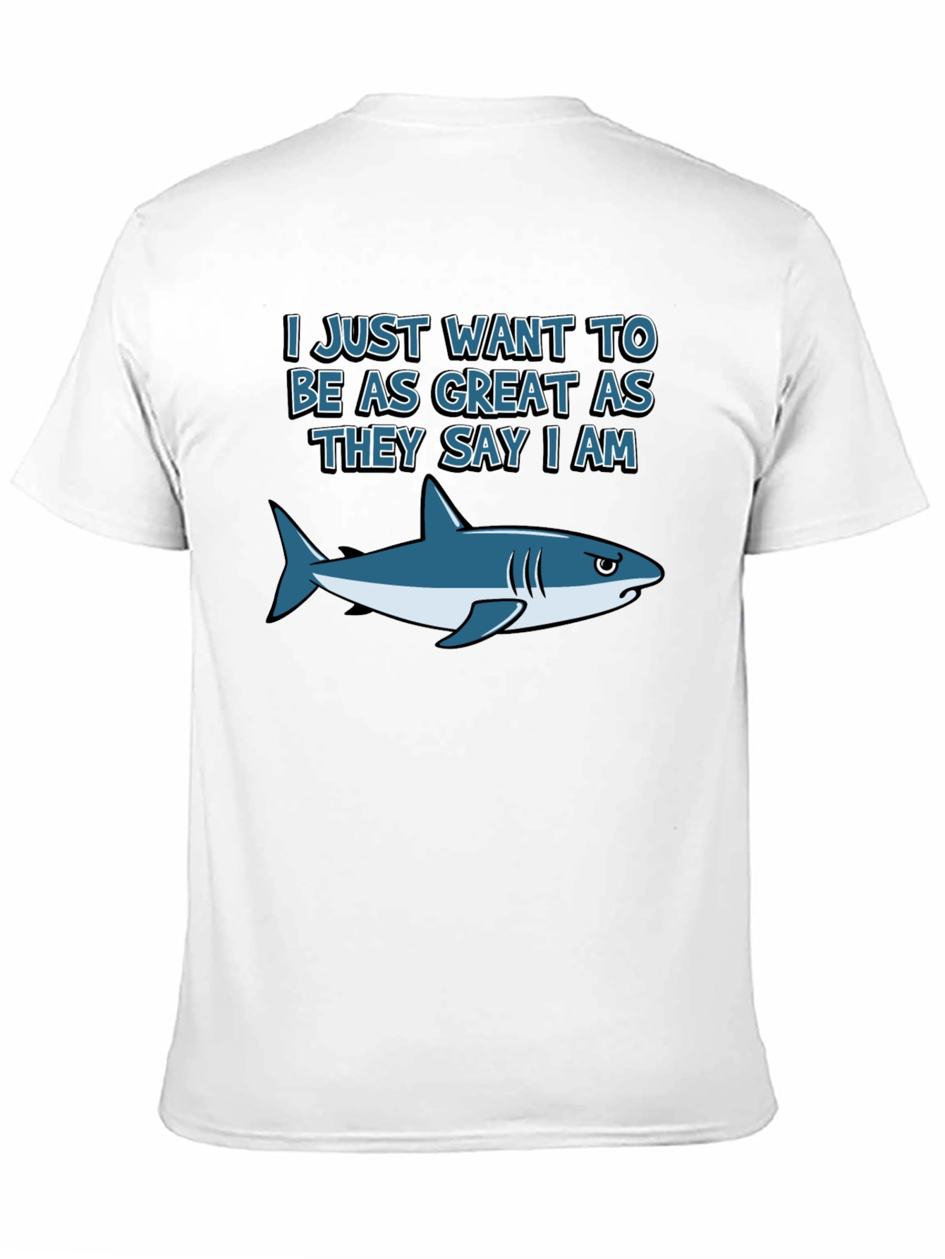 Great White Shark Graphic T-Shirt - Funny Tee