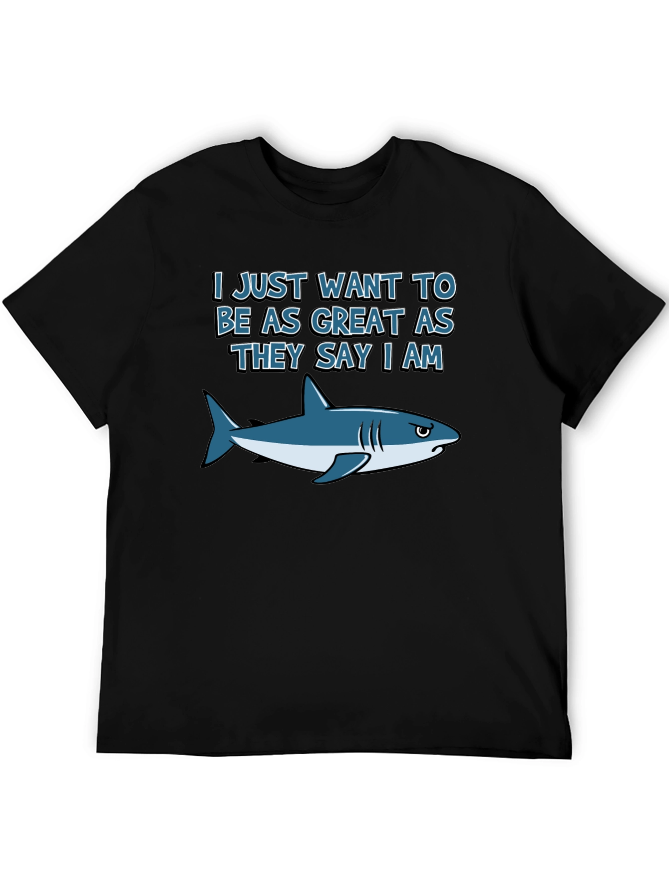 Great White Shark Graphic T-Shirt - Funny Tee