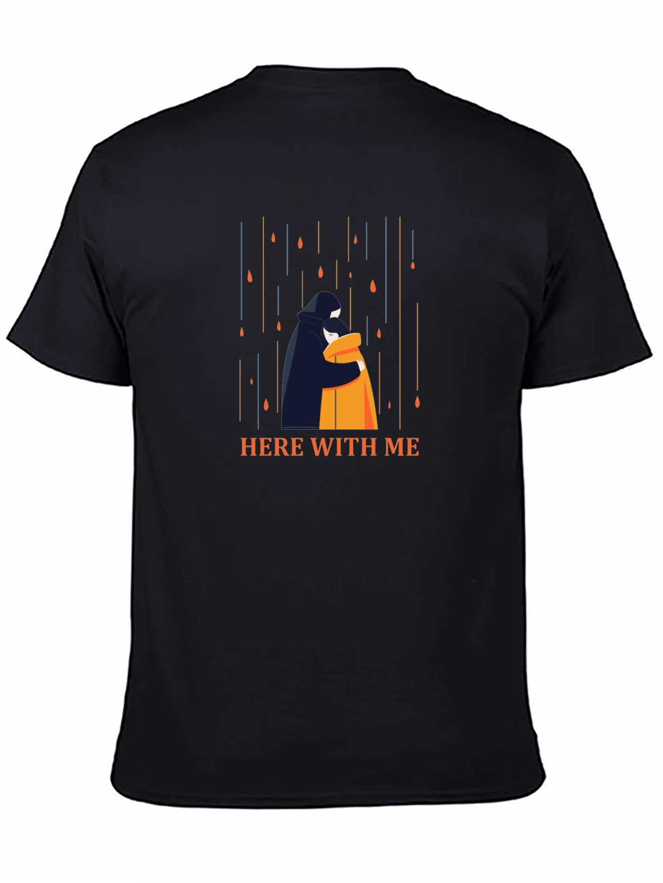 Comforting Here With Me Graphic T-Shirt