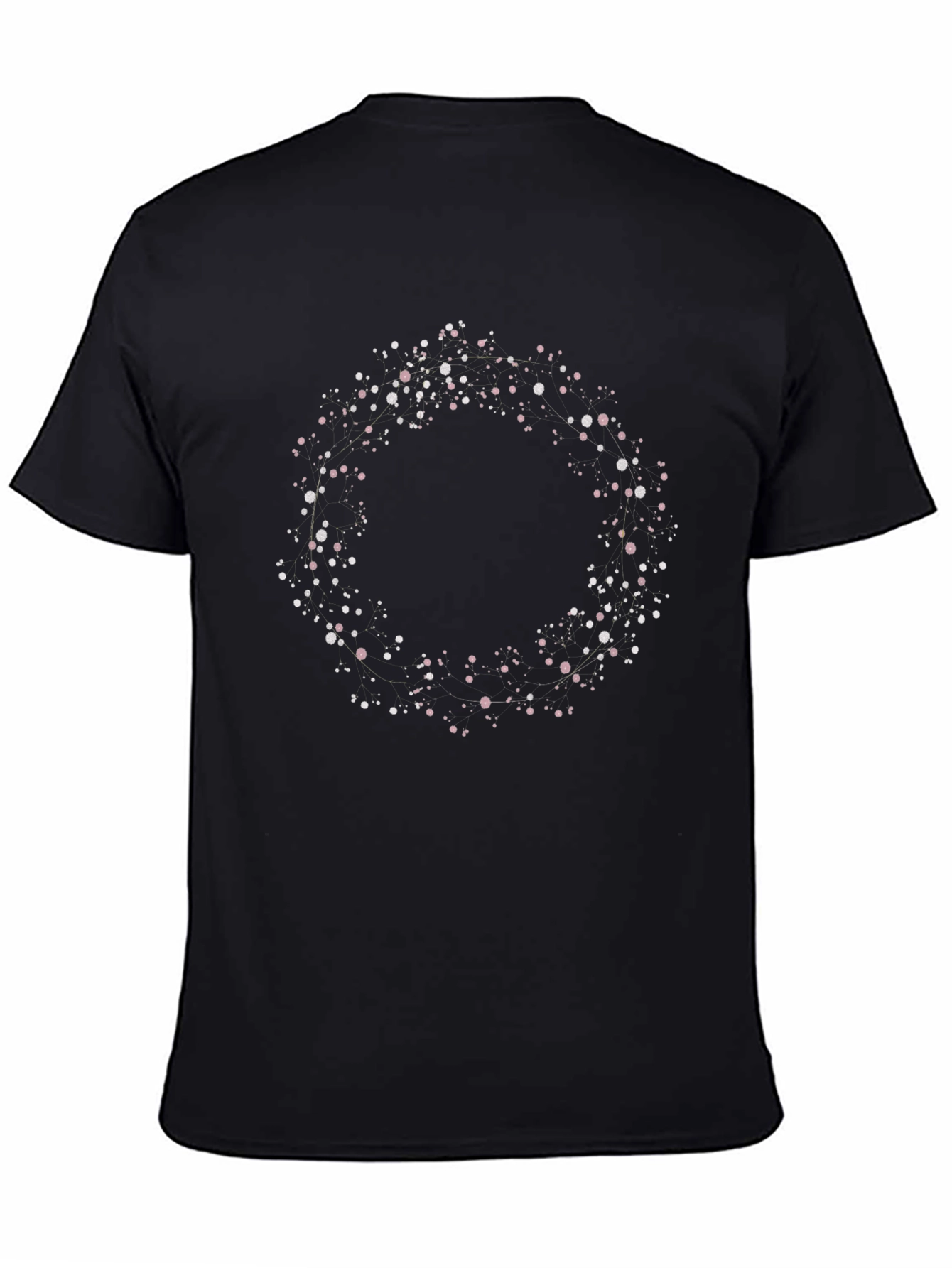 Abstract Circle Graphic T-Shirt - Casual Cotton Tee