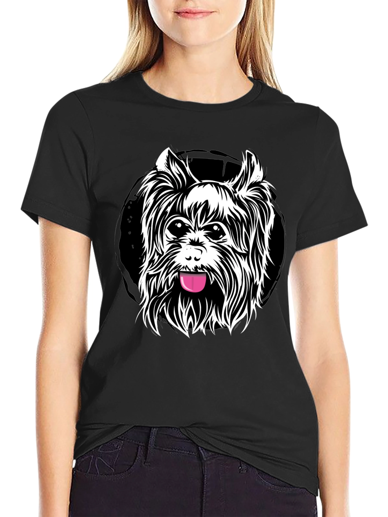 Dog Lovers Black T-Shirt