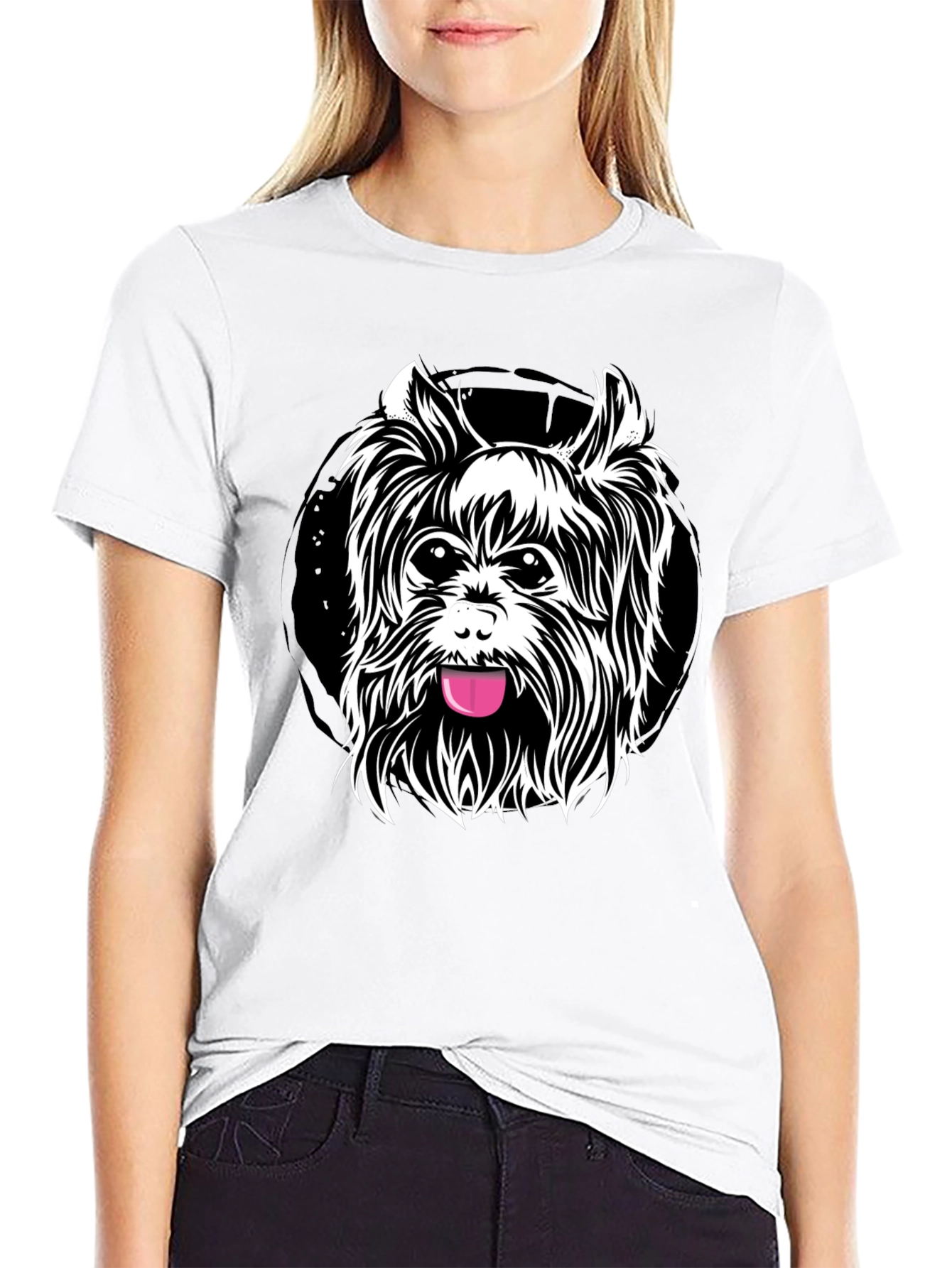 Dog Lovers Black T-Shirt