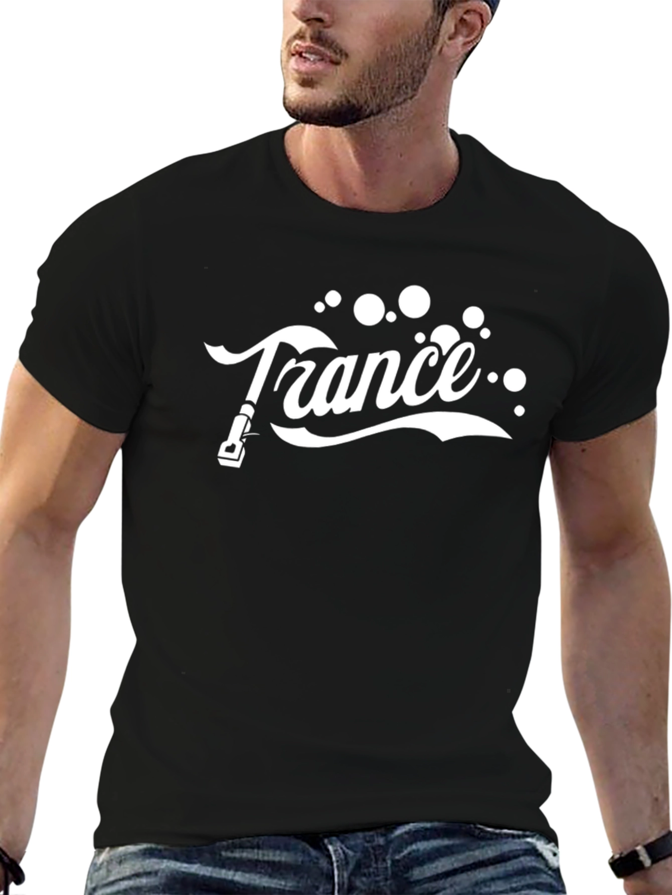 Trance Music DJ T-Shirt - Black