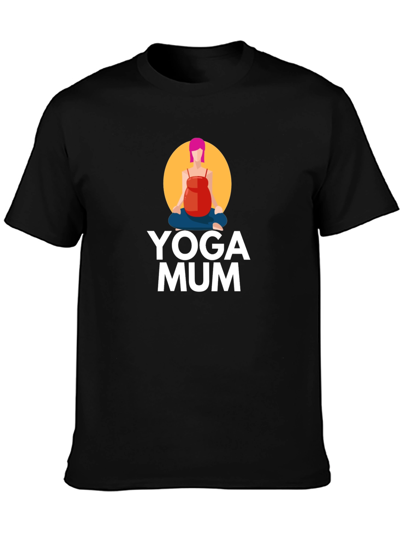 Yoga Mum Graphic Tee - Comfort & Style