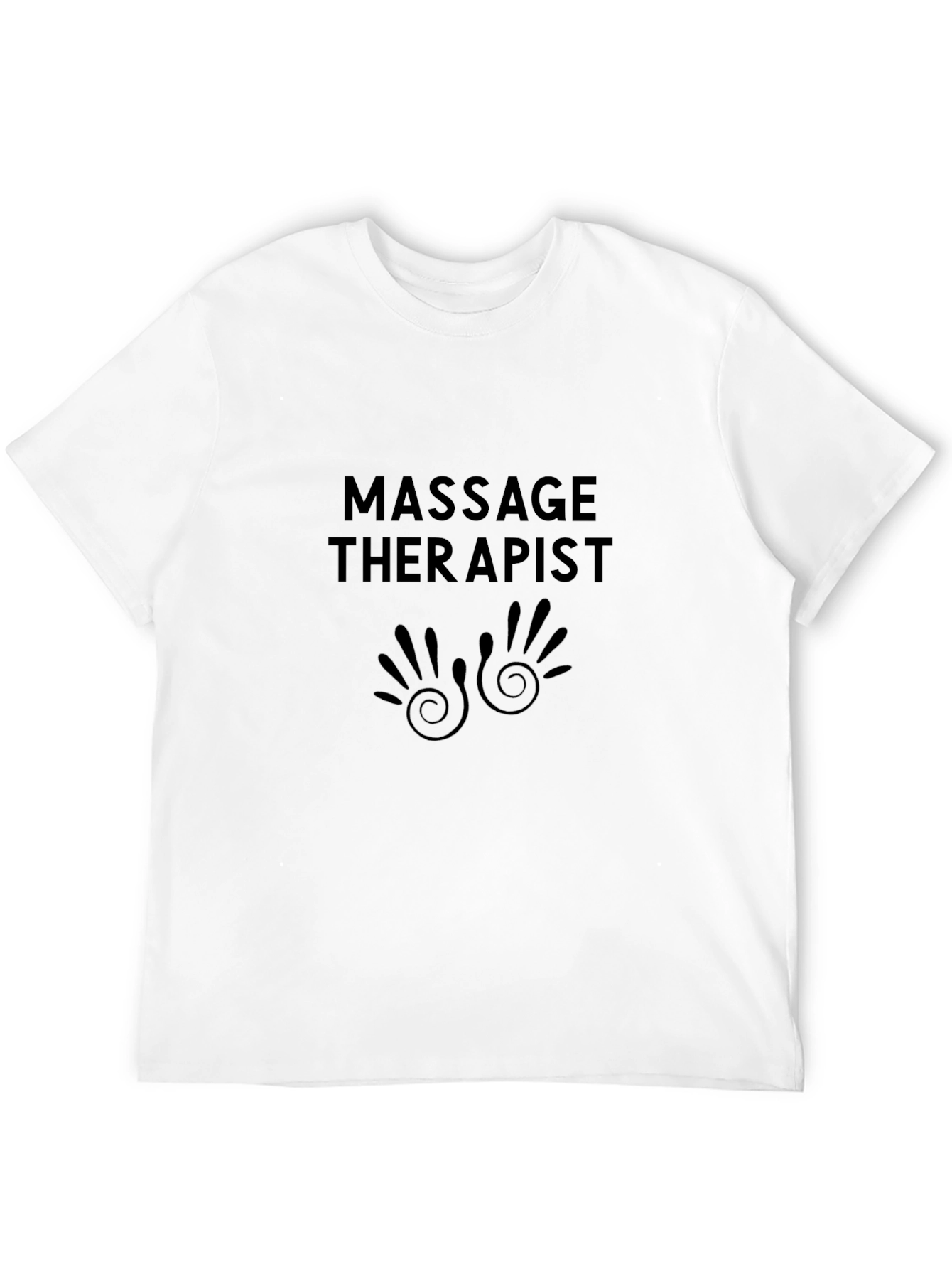 Massage Therapist Graphic Tee - Black