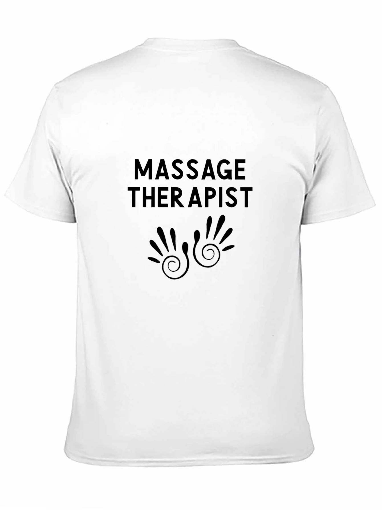 Massage Therapist Graphic Tee - Black
