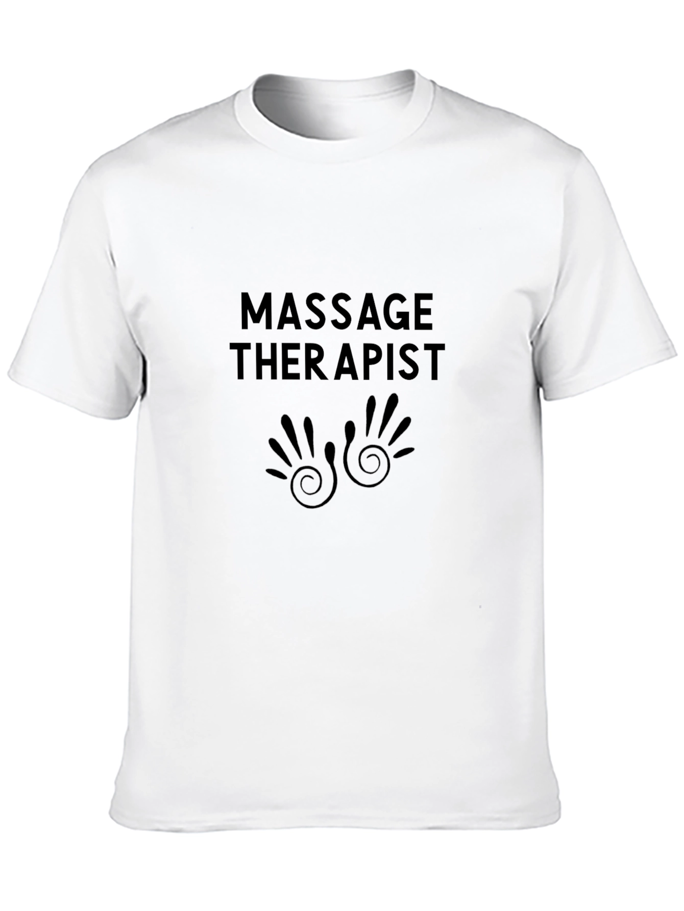 Massage Therapist Graphic Tee - Black