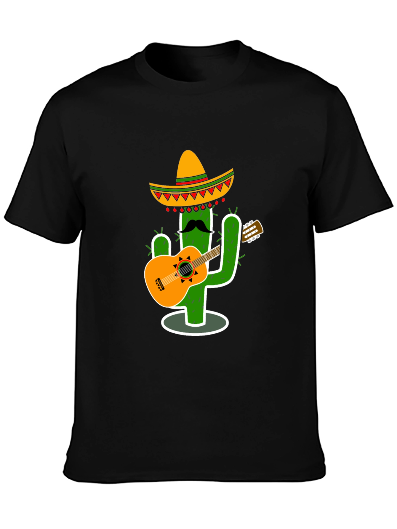 Cactus Guitar Player T-Shirt - Fun & Unique Design
