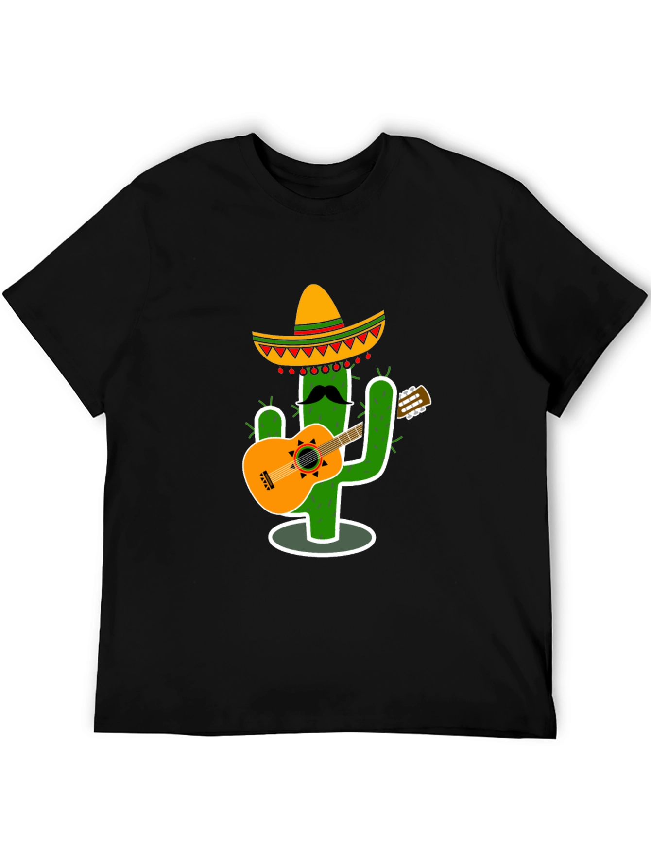 Cactus Guitar Player T-Shirt - Fun & Unique Design