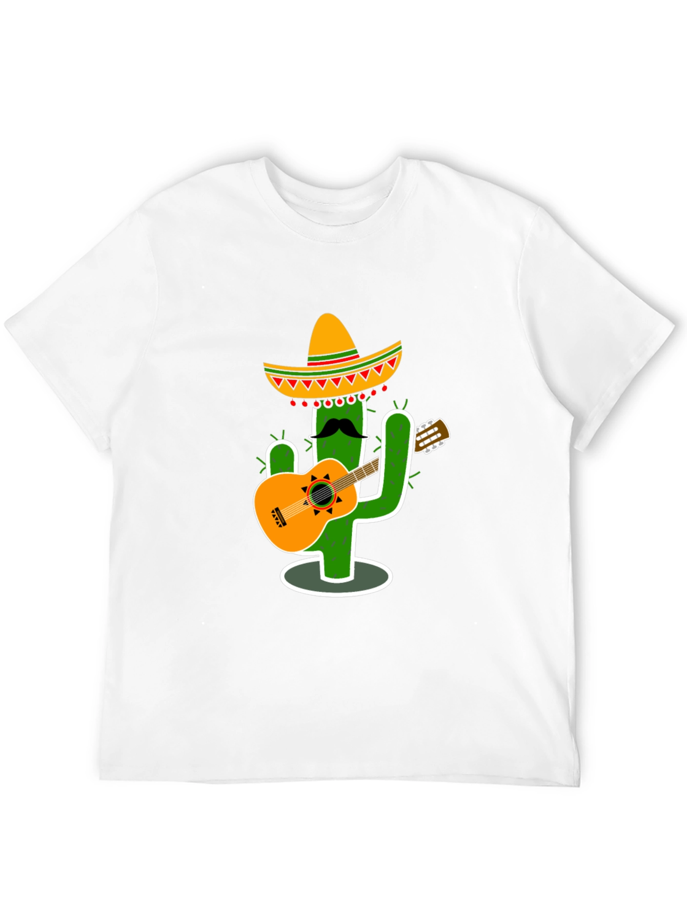 Cactus Guitar Player T-Shirt - Fun & Unique Design