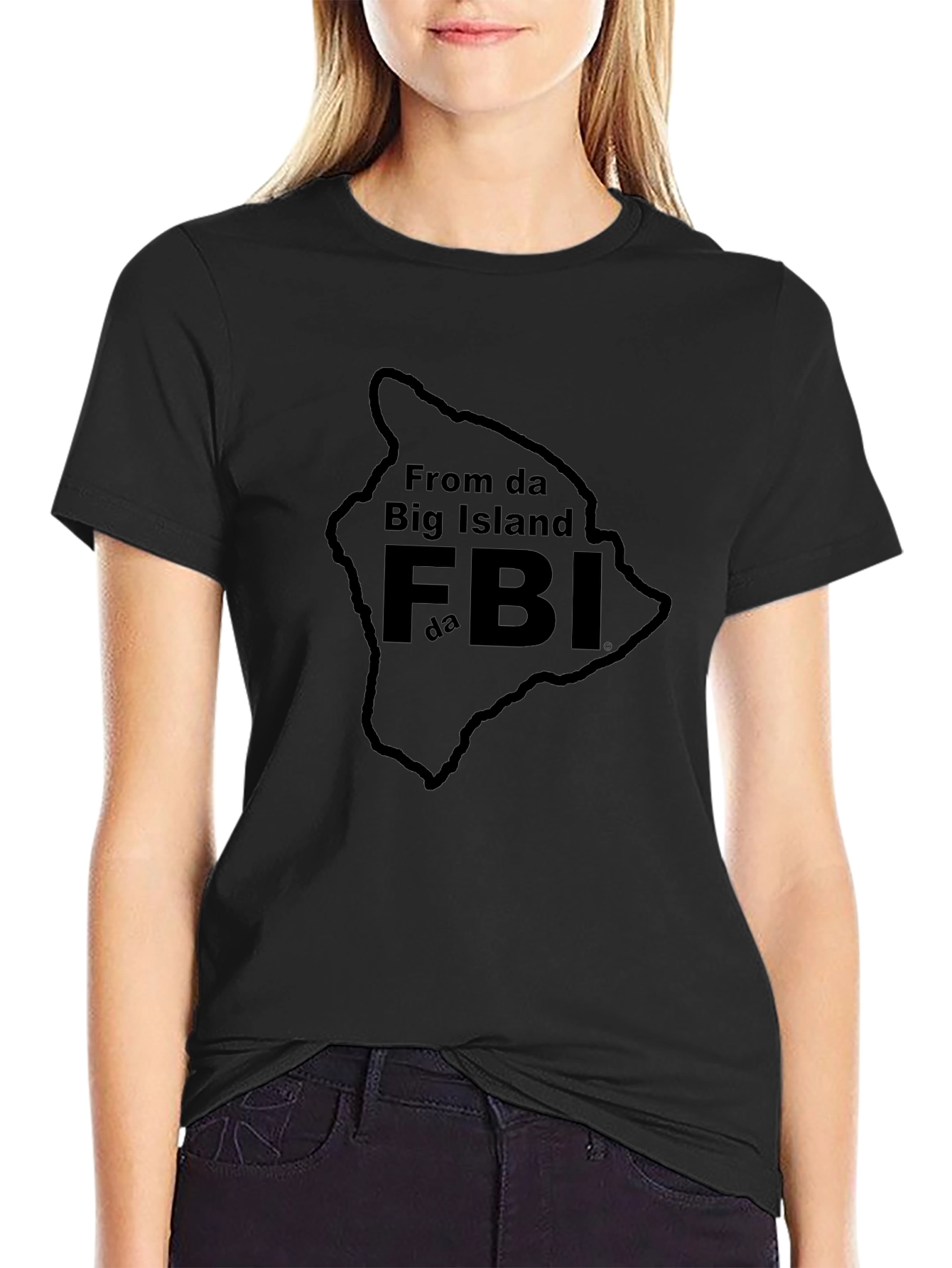 Big Island FBI Black T-Shirt
