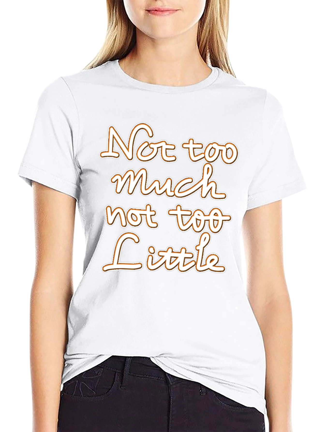 Not Too Much Not Too Little Graphic Tee