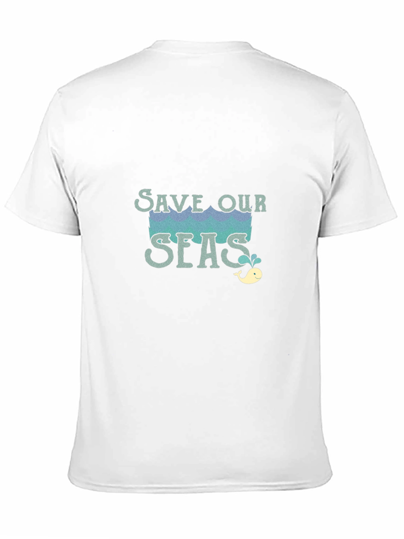 Save Our Seas Graphic Tee - Black Cotton T-Shirt