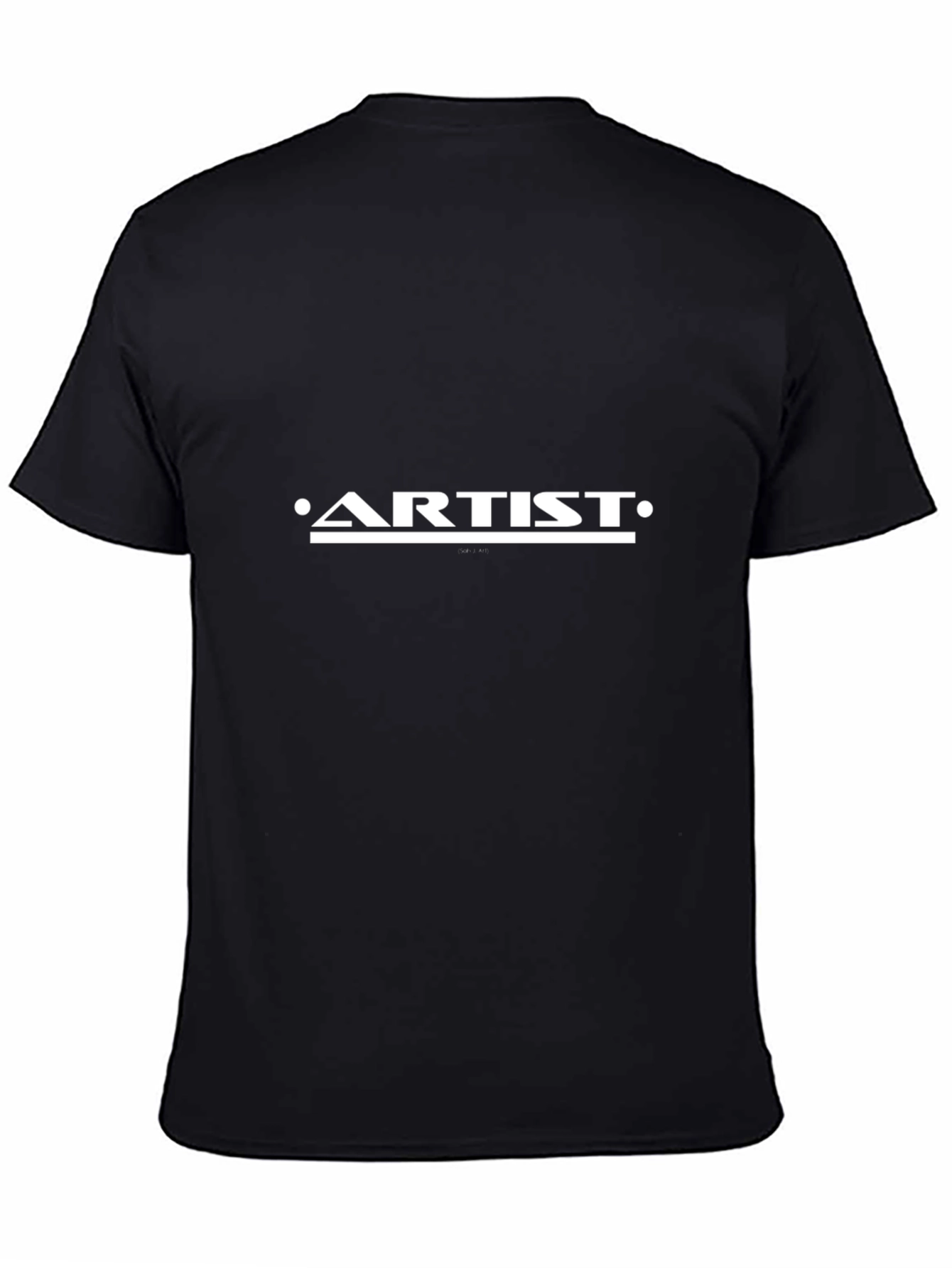 Artist Graphic Tee - Stylish Black T-Shirt