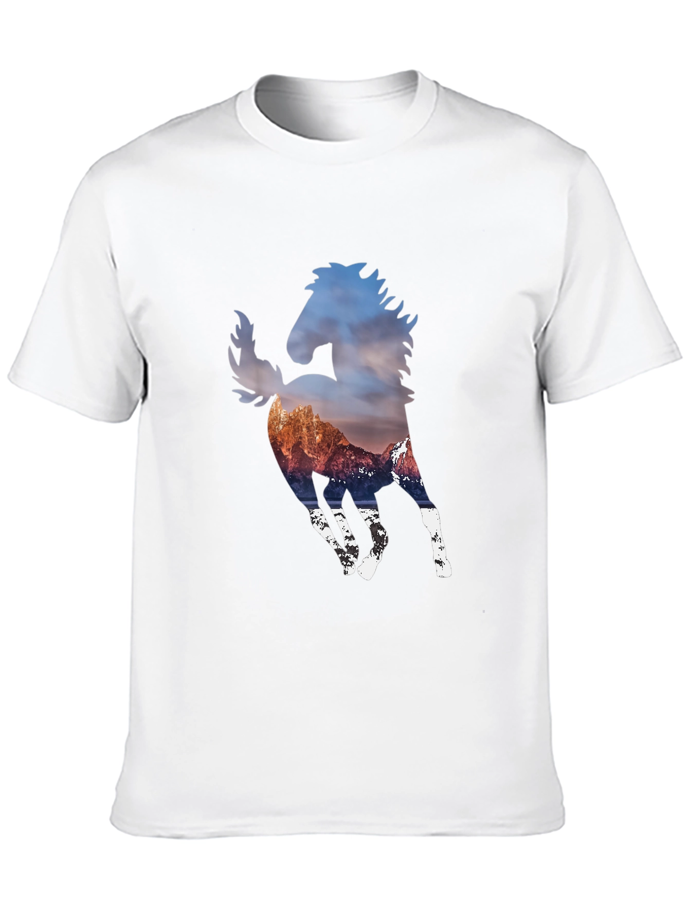 Mountain Horse Graphic Black T-Shirt