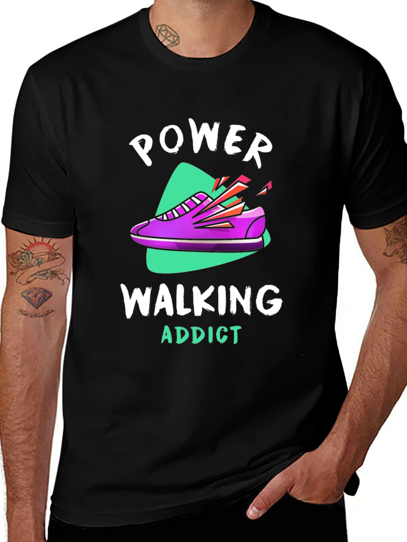 Power Walking Addict T-Shirt
