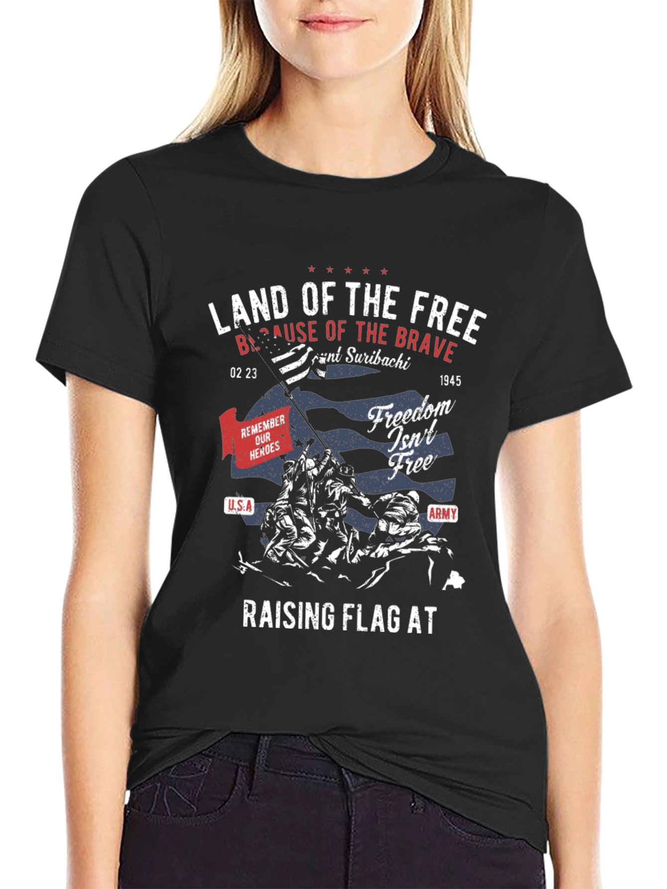 Land of the Free Patriotic T-Shirt