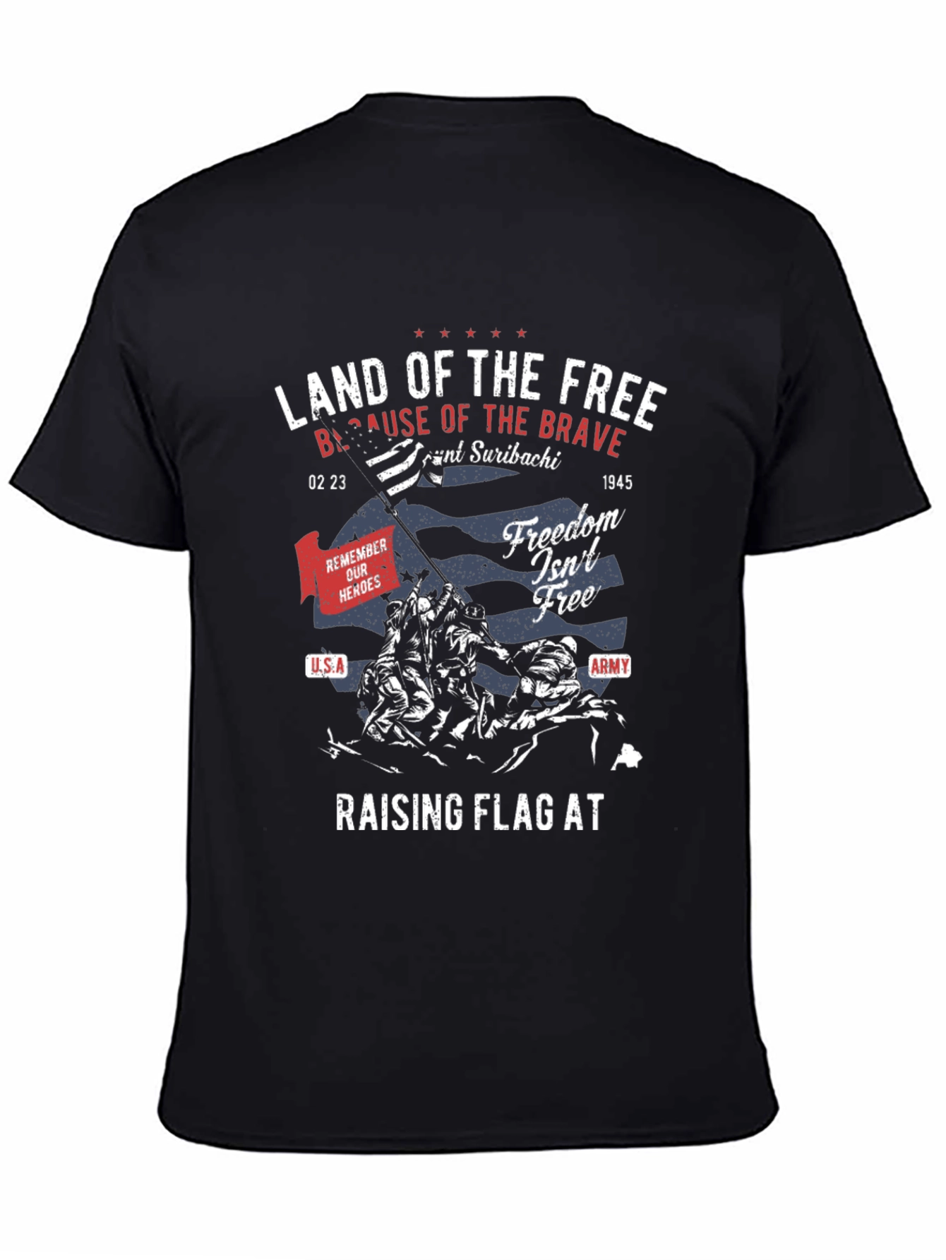 Land of the Free Patriotic T-Shirt