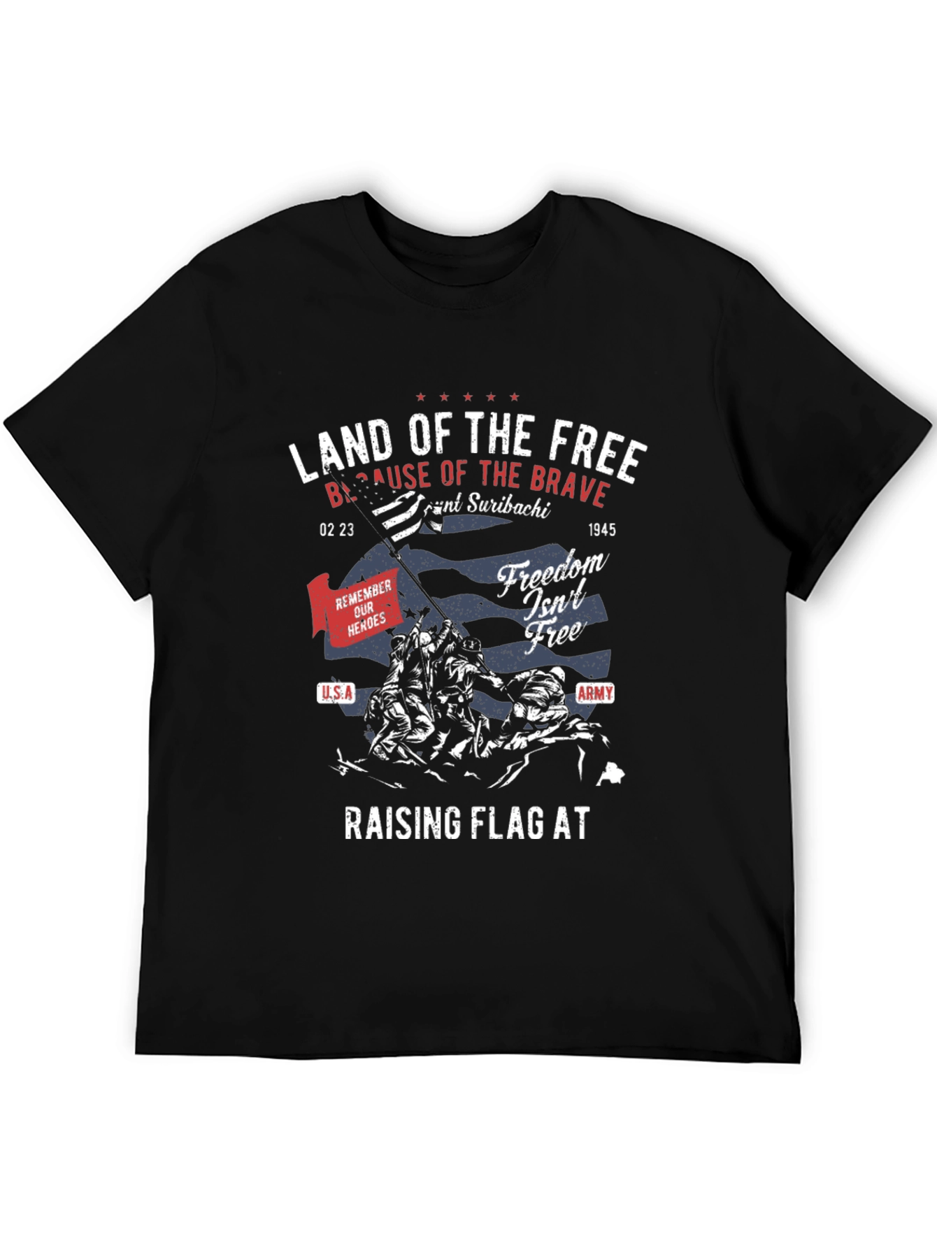 Land of the Free Patriotic T-Shirt