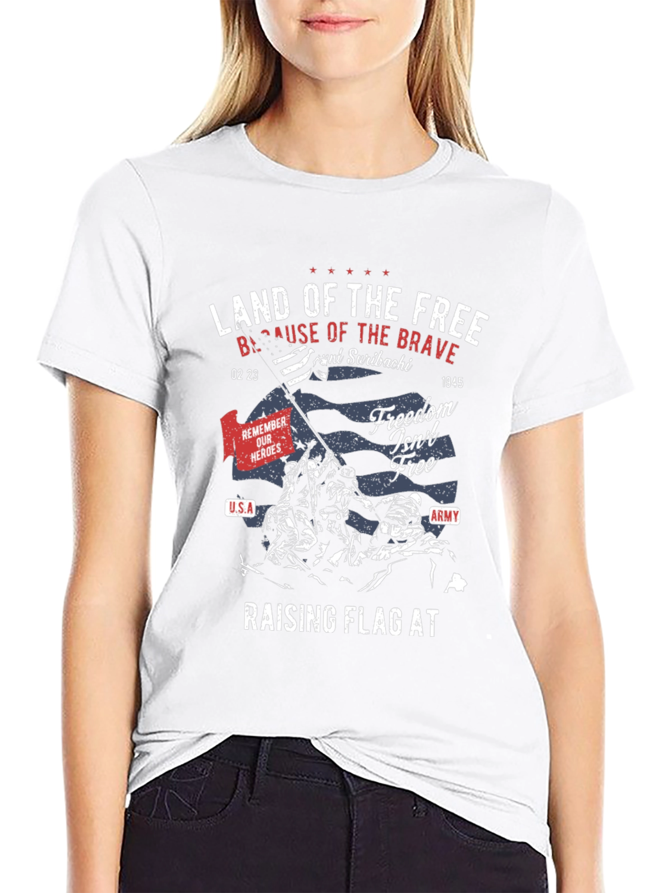 Land of the Free Patriotic T-Shirt