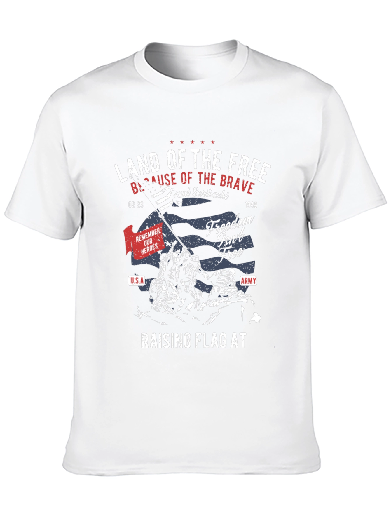 Land of the Free Patriotic T-Shirt