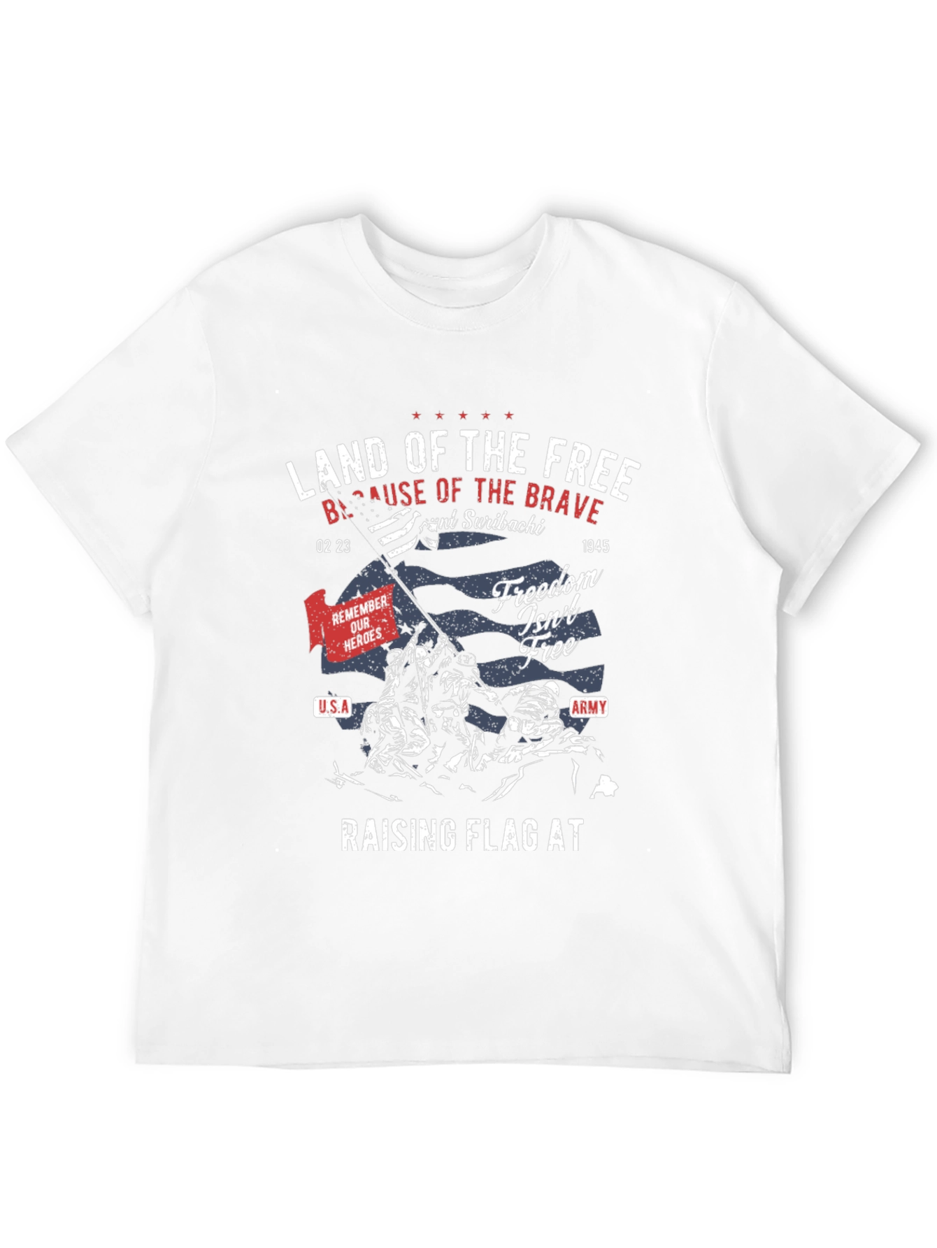 Land of the Free Patriotic T-Shirt