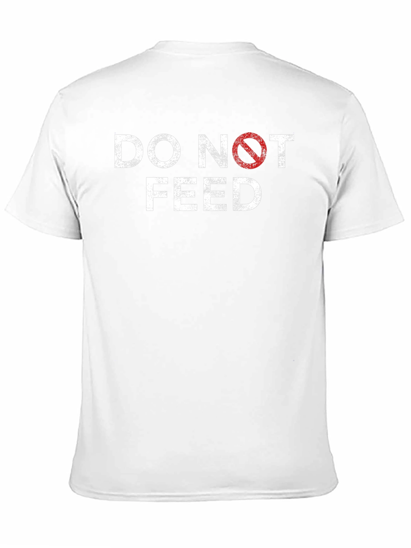 Do Not Feed Graphic Tee - Black Cotton T-Shirt