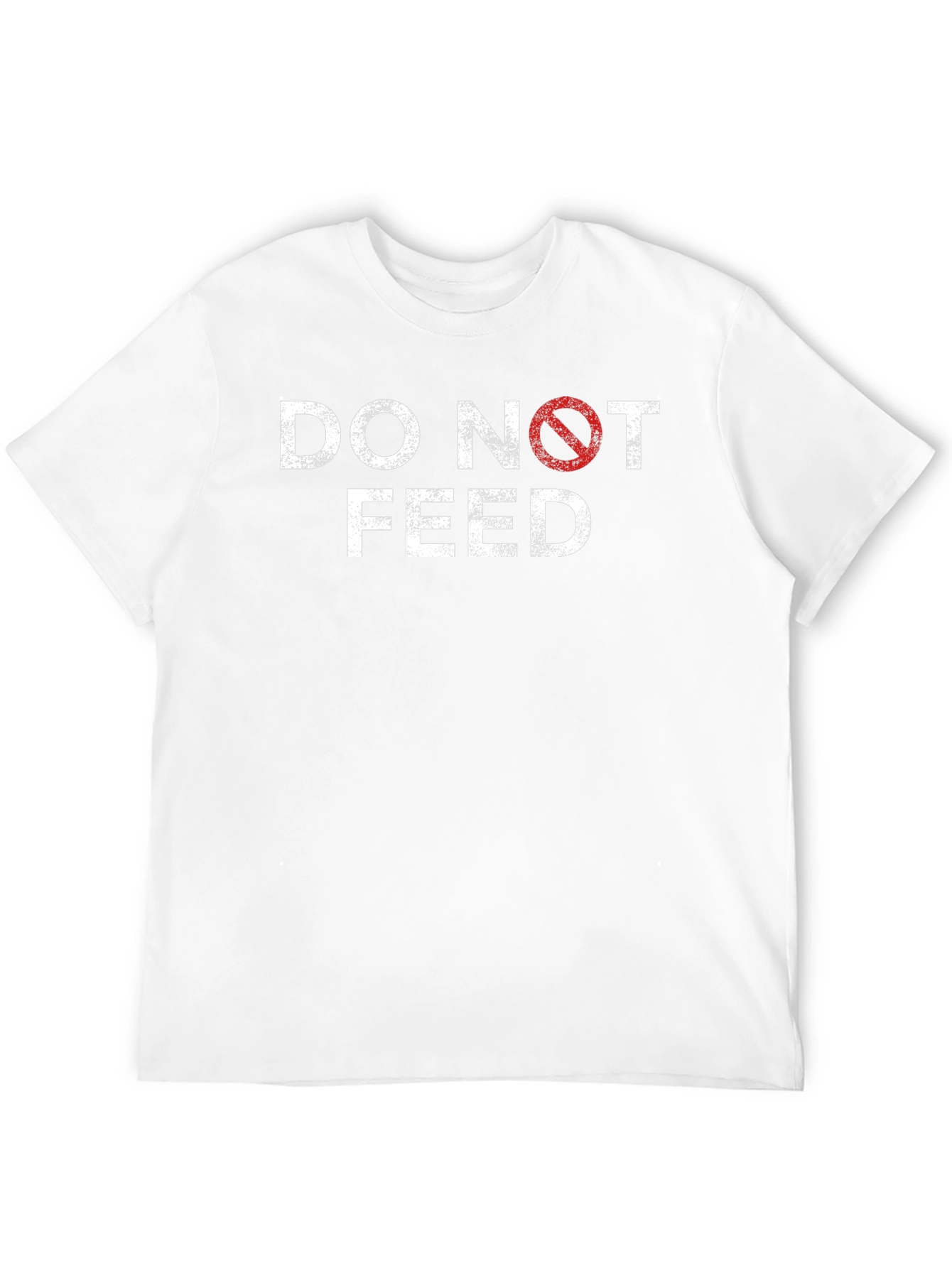 Do Not Feed Graphic Tee - Black Cotton T-Shirt