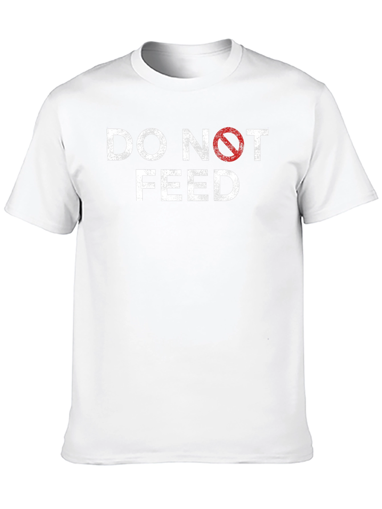 Do Not Feed Graphic Tee - Black Cotton T-Shirt