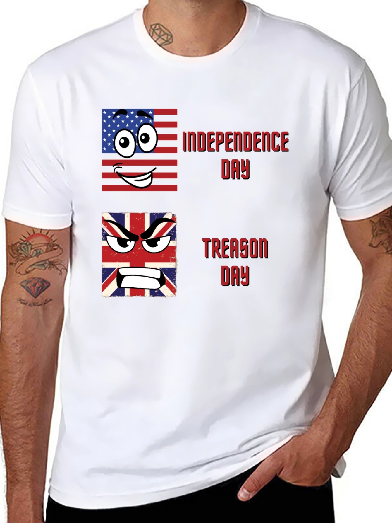 Independence Day Treason Day Graphic Tee