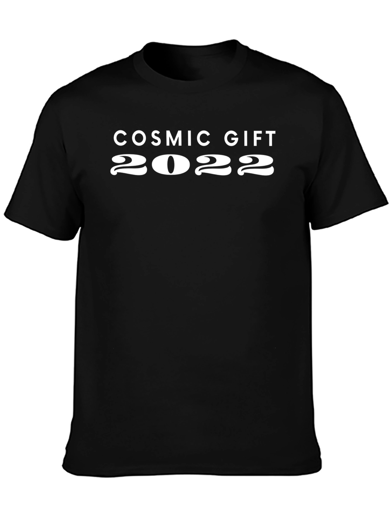 Cosmic Gift 2022 Black Graphic T-Shirt