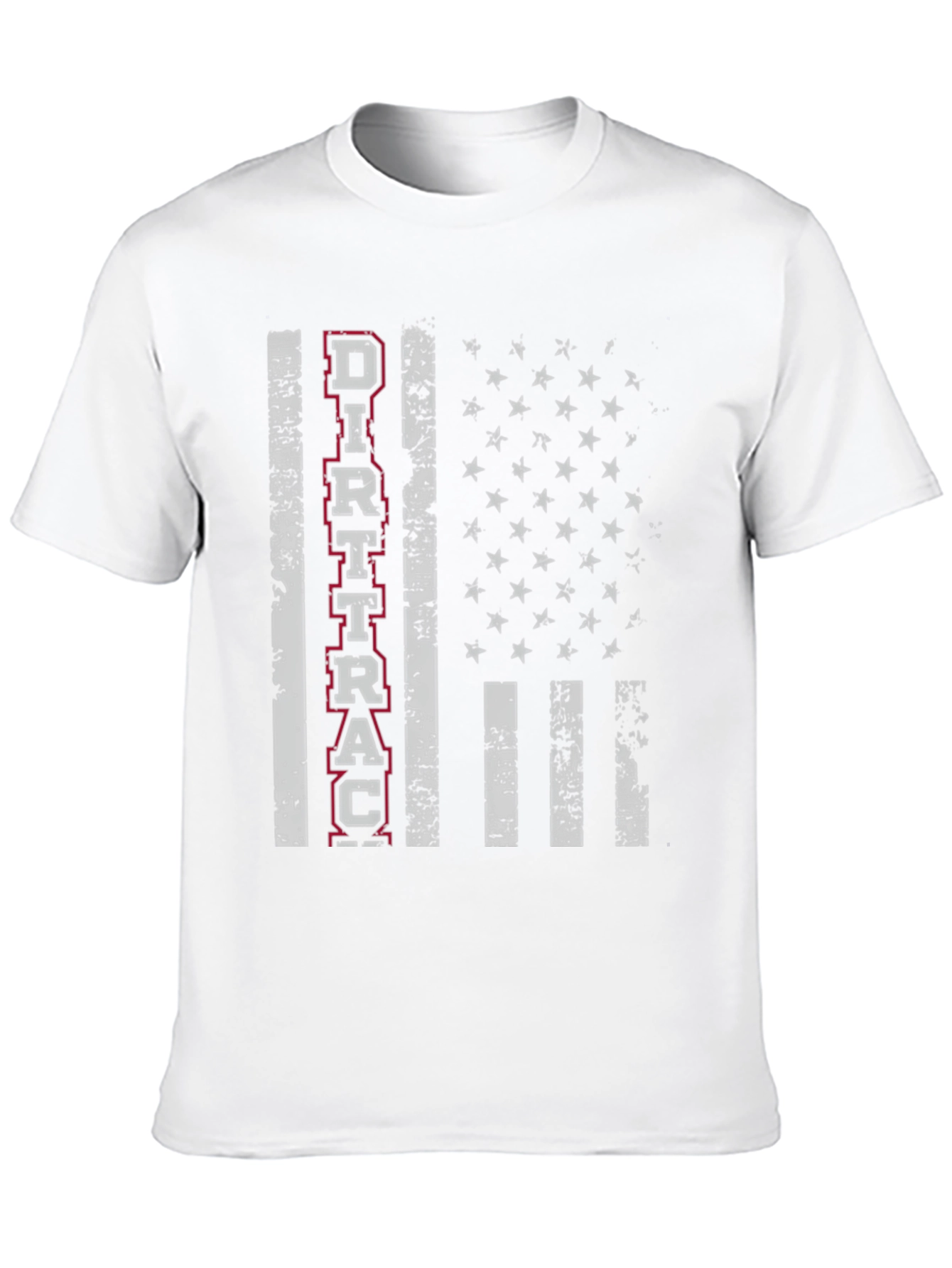 Dirt Track Flag Graphic Tee - Racing Fan Apparel