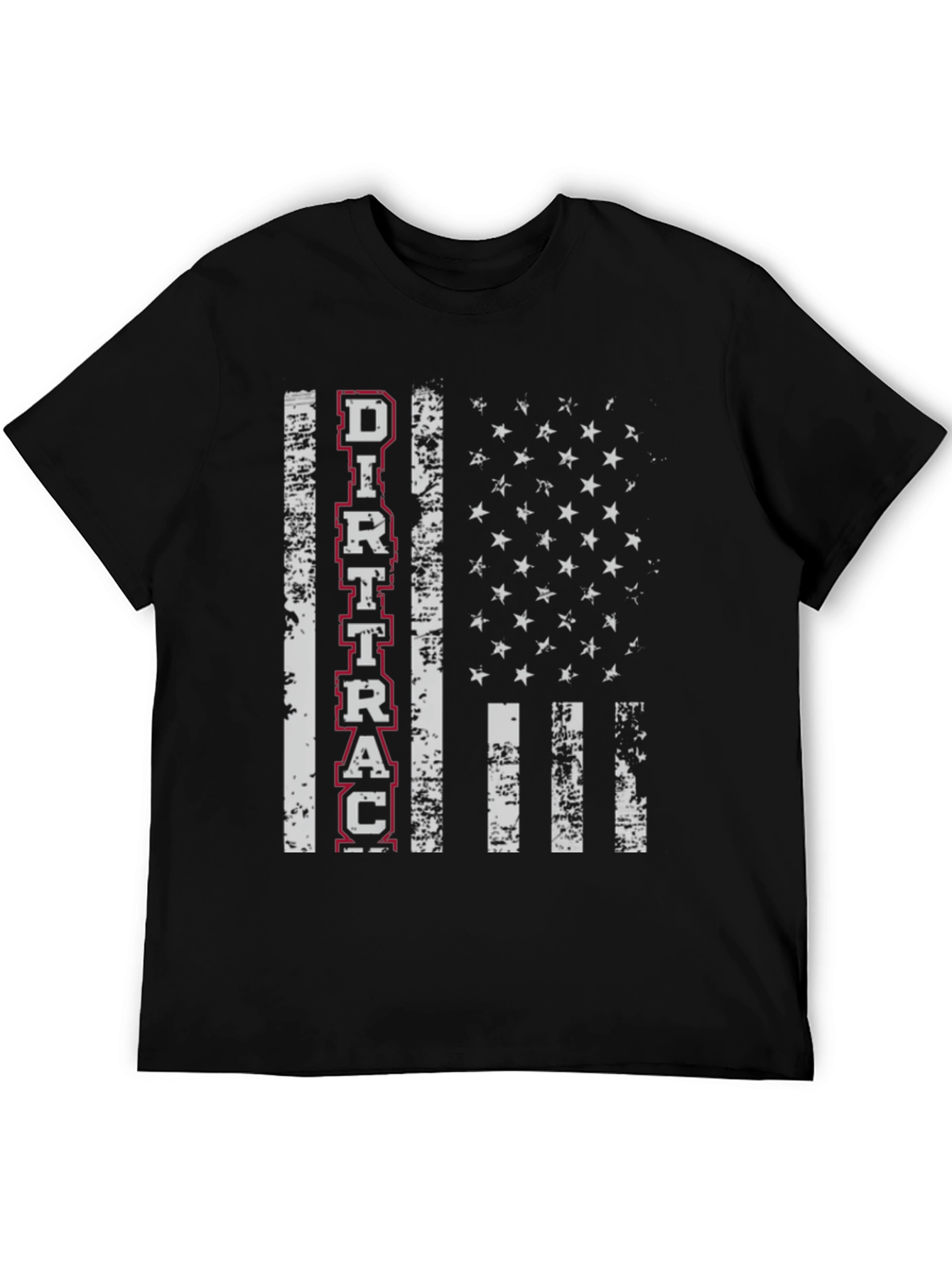Dirt Track Flag Graphic Tee - Racing Fan Apparel