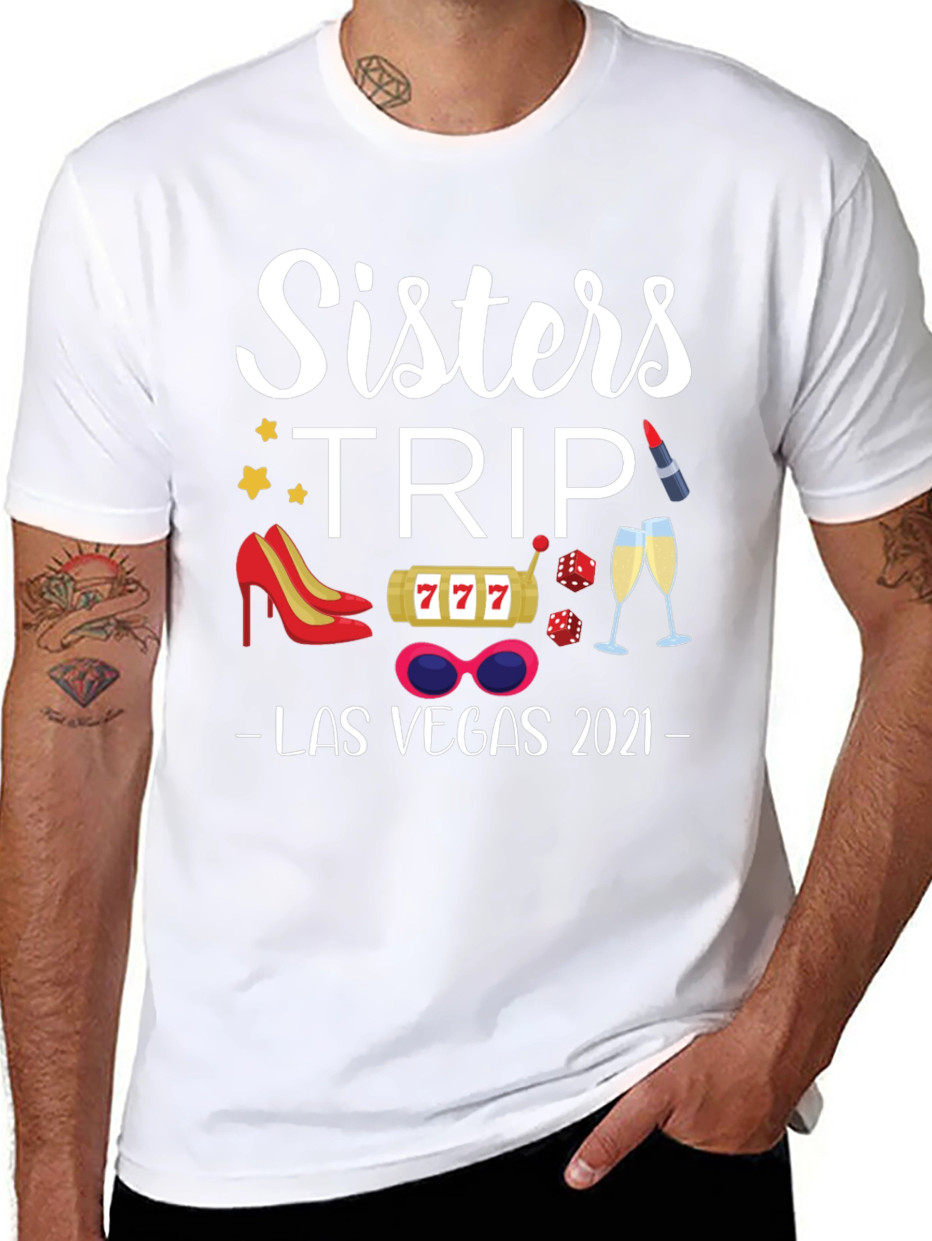 Sisters Trip Las Vegas 2021 Graphic T-Shirt