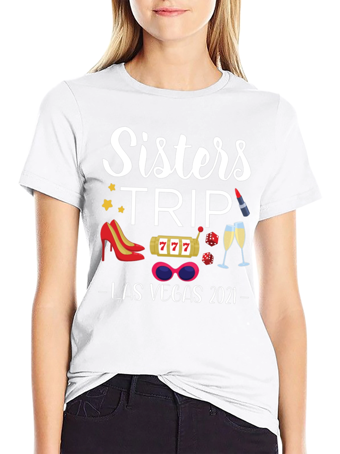 Sisters Trip Las Vegas 2021 Graphic T-Shirt