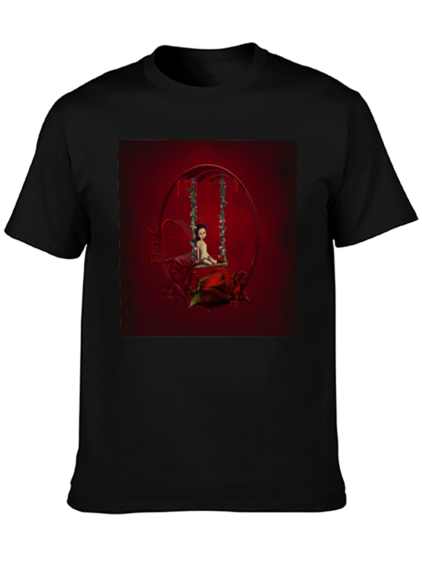 Red Rose Swing Graphic Tee